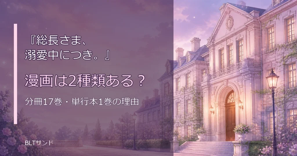 『総長さま、溺愛中につき。』は何巻まで？漫画2種類と小説の違いを整理