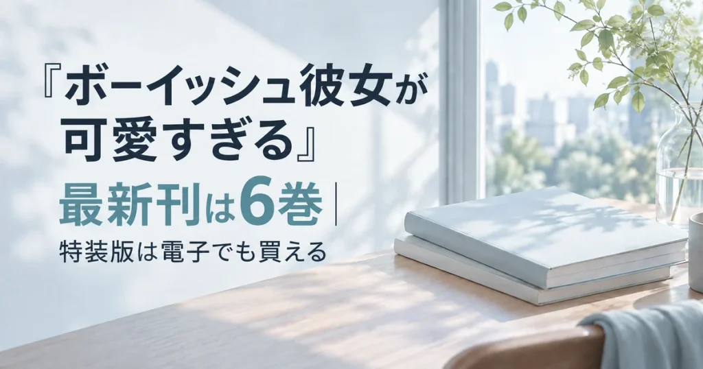『ボーイッシュ彼女が可愛すぎる』最新刊は6巻｜特装版は電子でも買える
